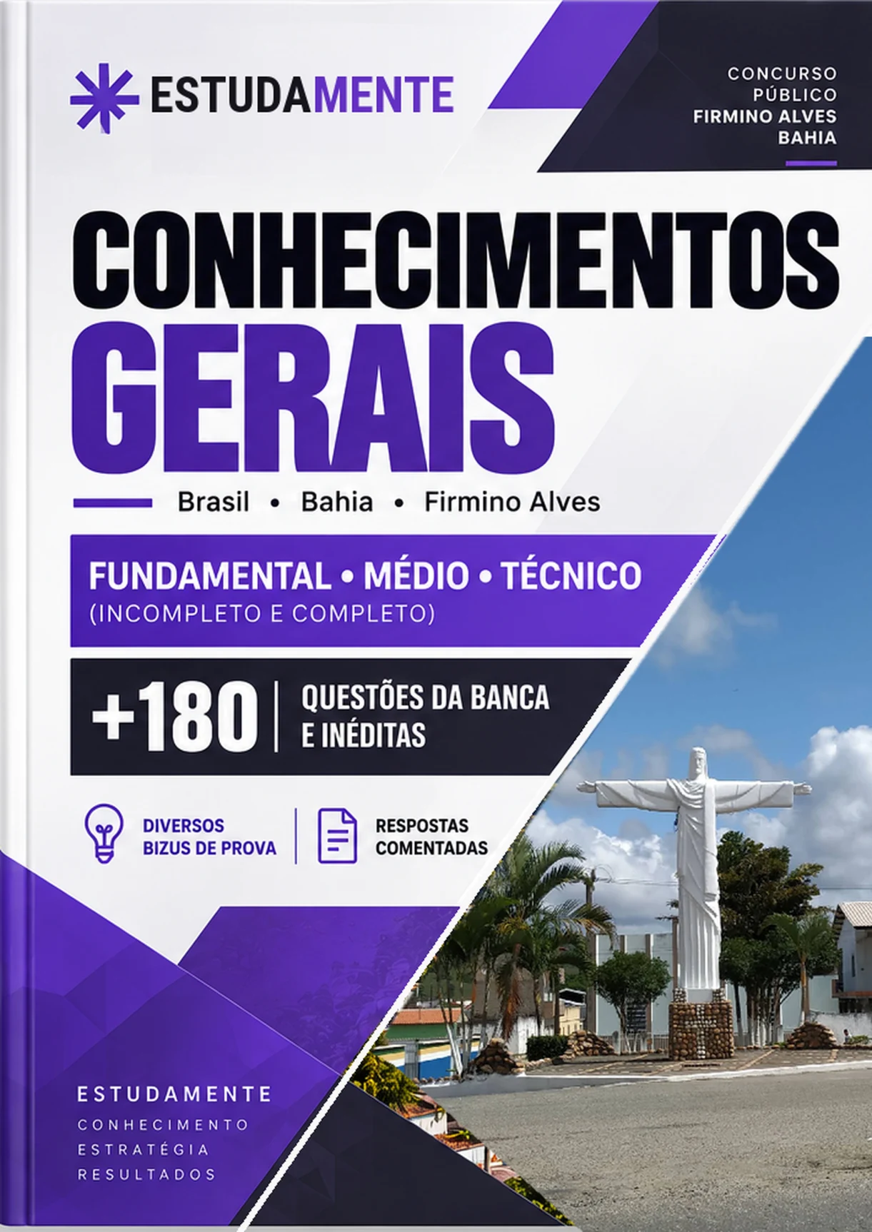 Capa verdadeira da apostila de Conhecimentos Gerais de Firmino Alves