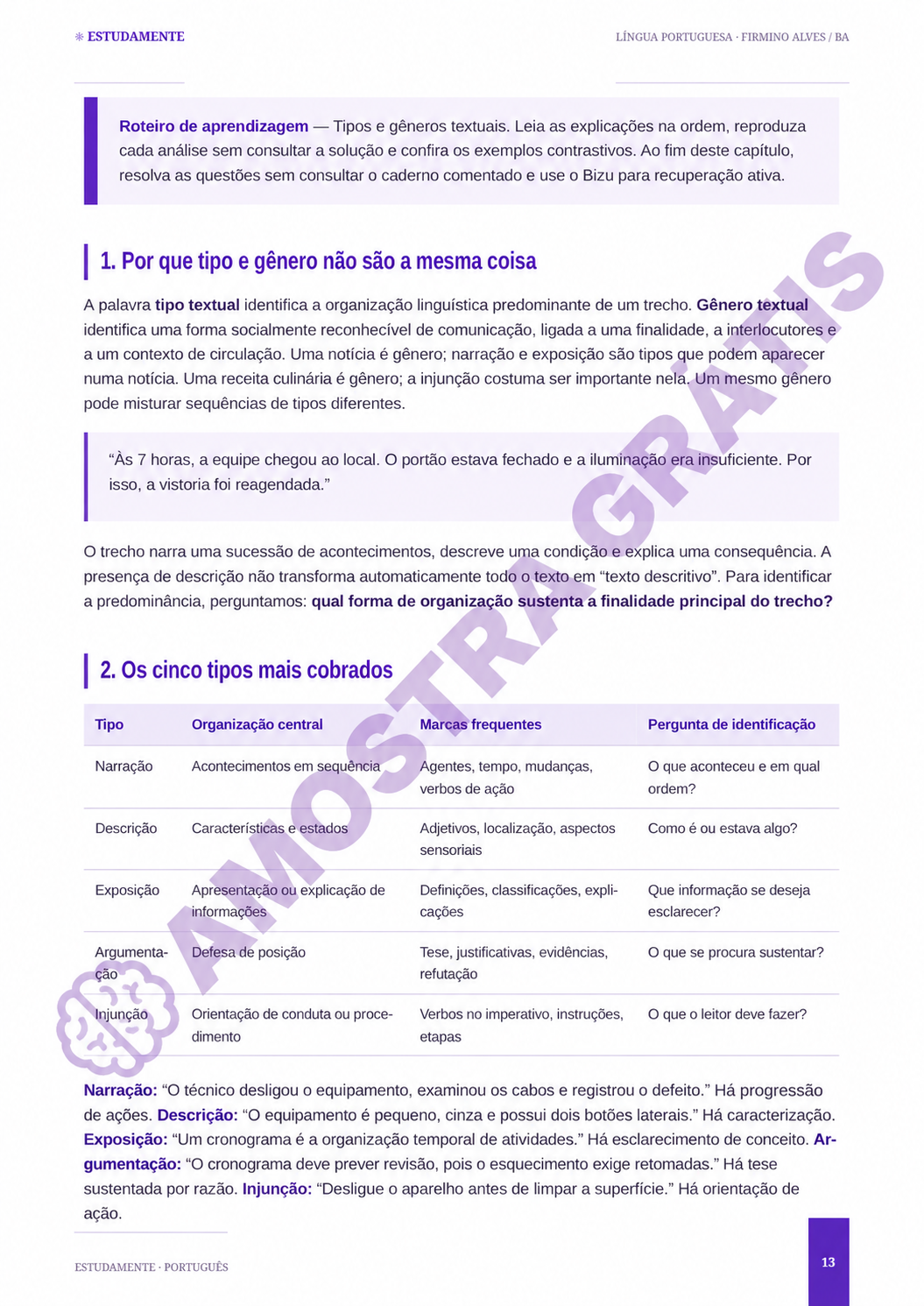 Página de prévia da apostila
